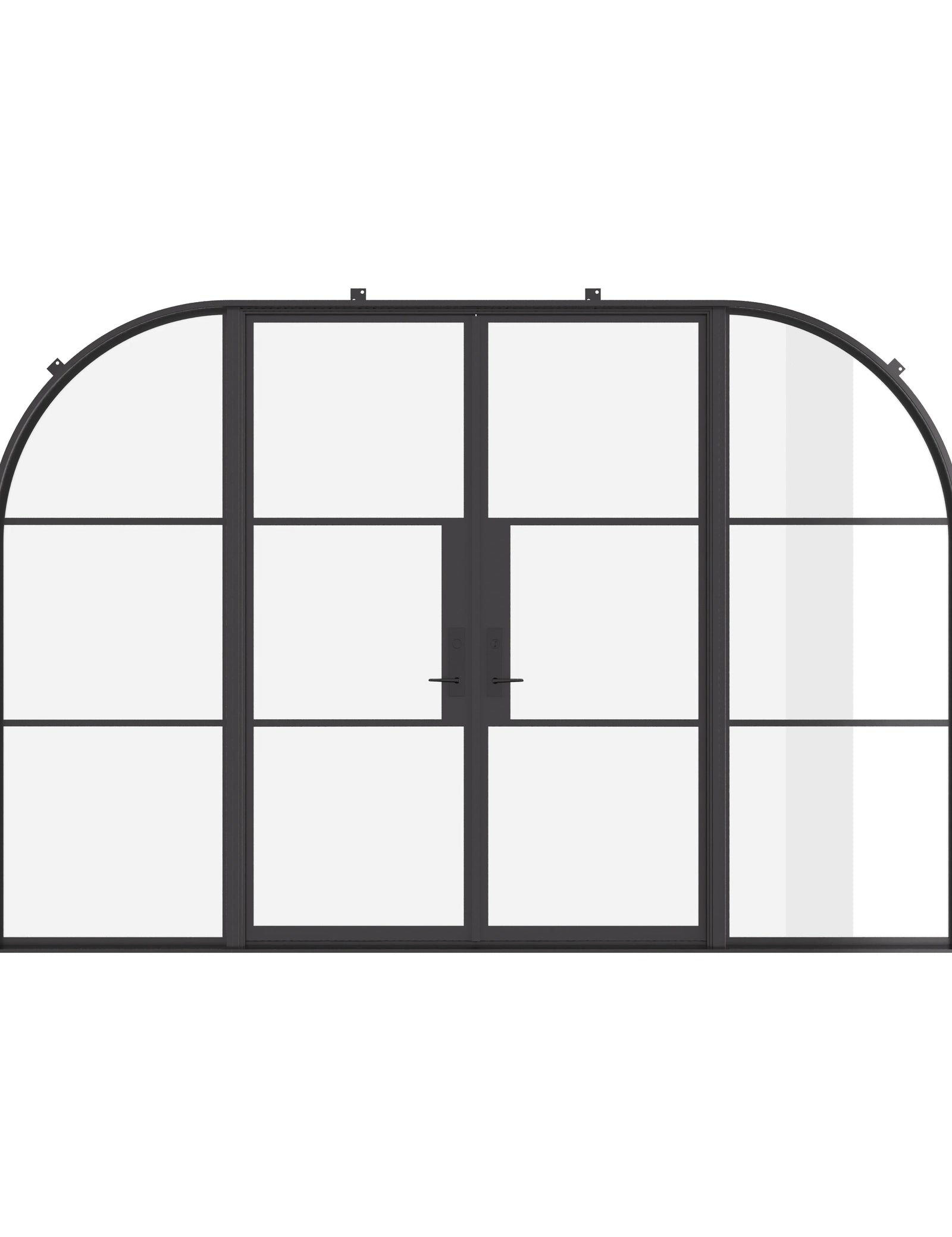 Air 4 double doors with classic grid layout