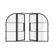 Air 4 Loop double doors with arch side glass panels