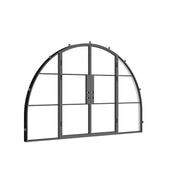Air 4 Wide thermally broken steel double arch door