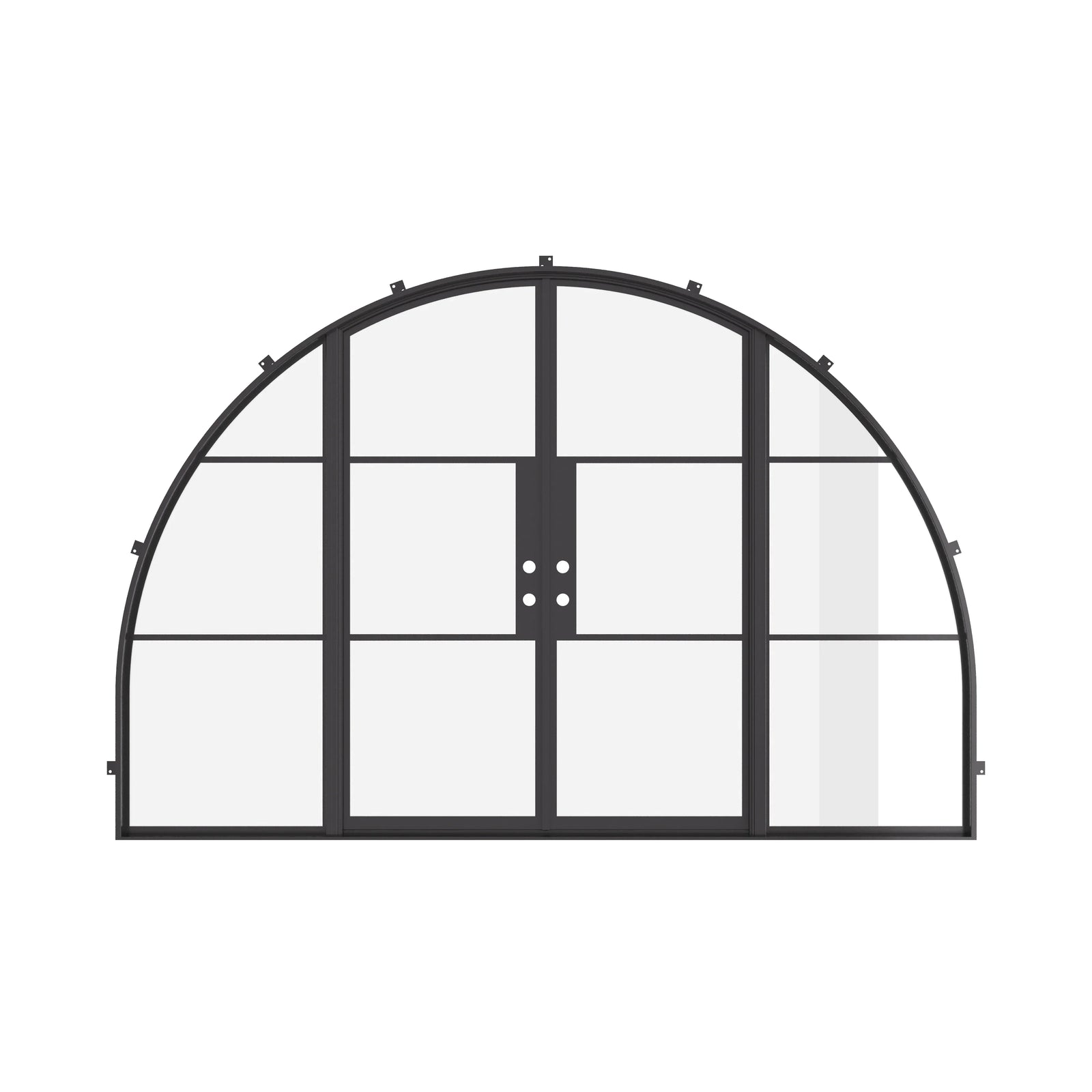 Air 4 Wide modern steel full arch entry system