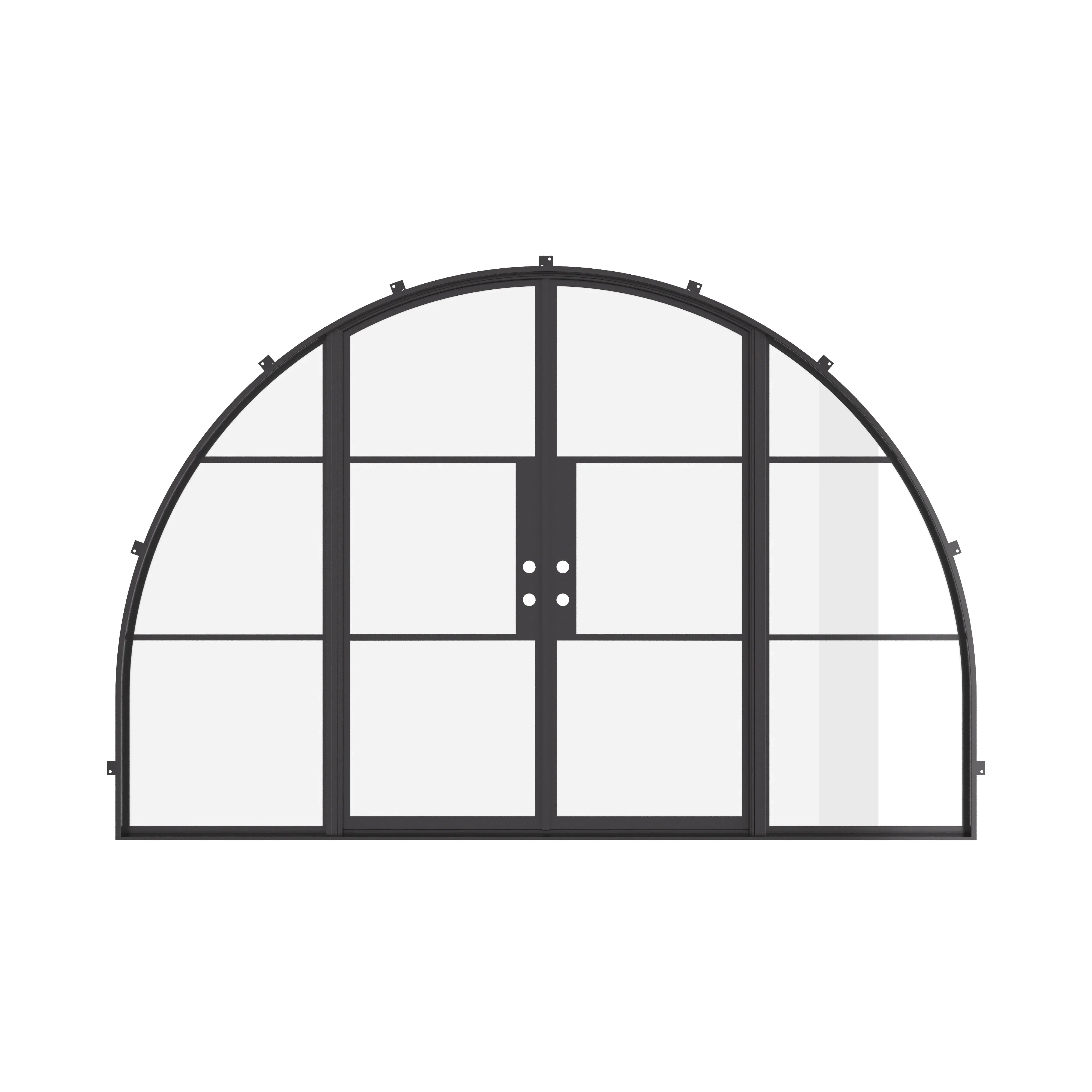 Air 4 Wide modern steel full arch entry system