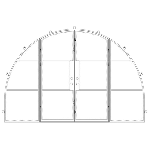 Air 4 Wide with Side Windows - Double Full Arch