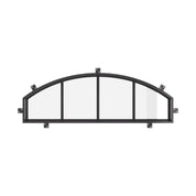 Steel arch top window, NFRC-rated architectural cold-rolled frame with tempered glass