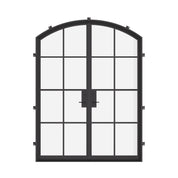 double arch steel door with thermal break frame
