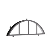 Architectural steel full arch top window, NFRC rated and precision welded