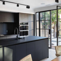 Air 5 with Side Windows - Double Flat | Standard Sizes by Pinky’s Iron Doors — home doors, view 2