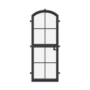 Architectural Air 5 Dutch single arch door with tempered glass panels