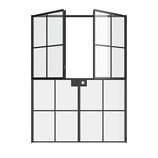 Interior Dutch double flat steel doors, modular construction
