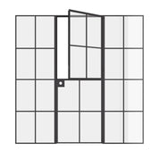 Air 5 Dutch interior door with sidelights single flat design in solid steel construction