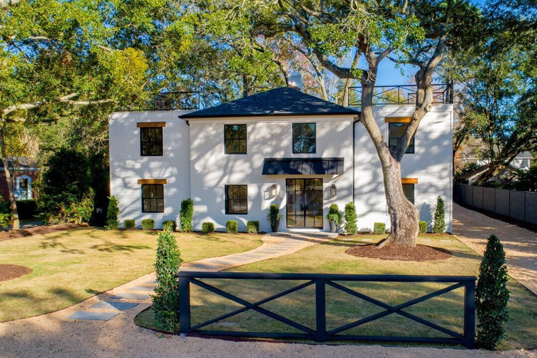 PINKYS Iron Doors Home Pictured with Air 5 Exterior Steel Doors and Windows