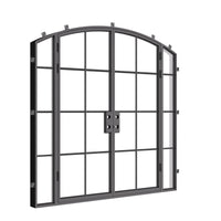 Air 5 with Side Windows - Double Arch | Standard Sizes by Pinky’s Iron Doors — home doors, view 3