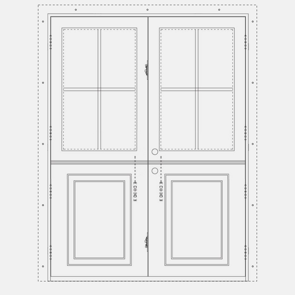 Air Dutch with Thermal Break - Double Flat | Standard Sizes