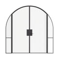 Air Grand Interior with Side Windows - Double Full Arch | Standard Sizes by Pinky’s Iron Doors — home doors, view 1