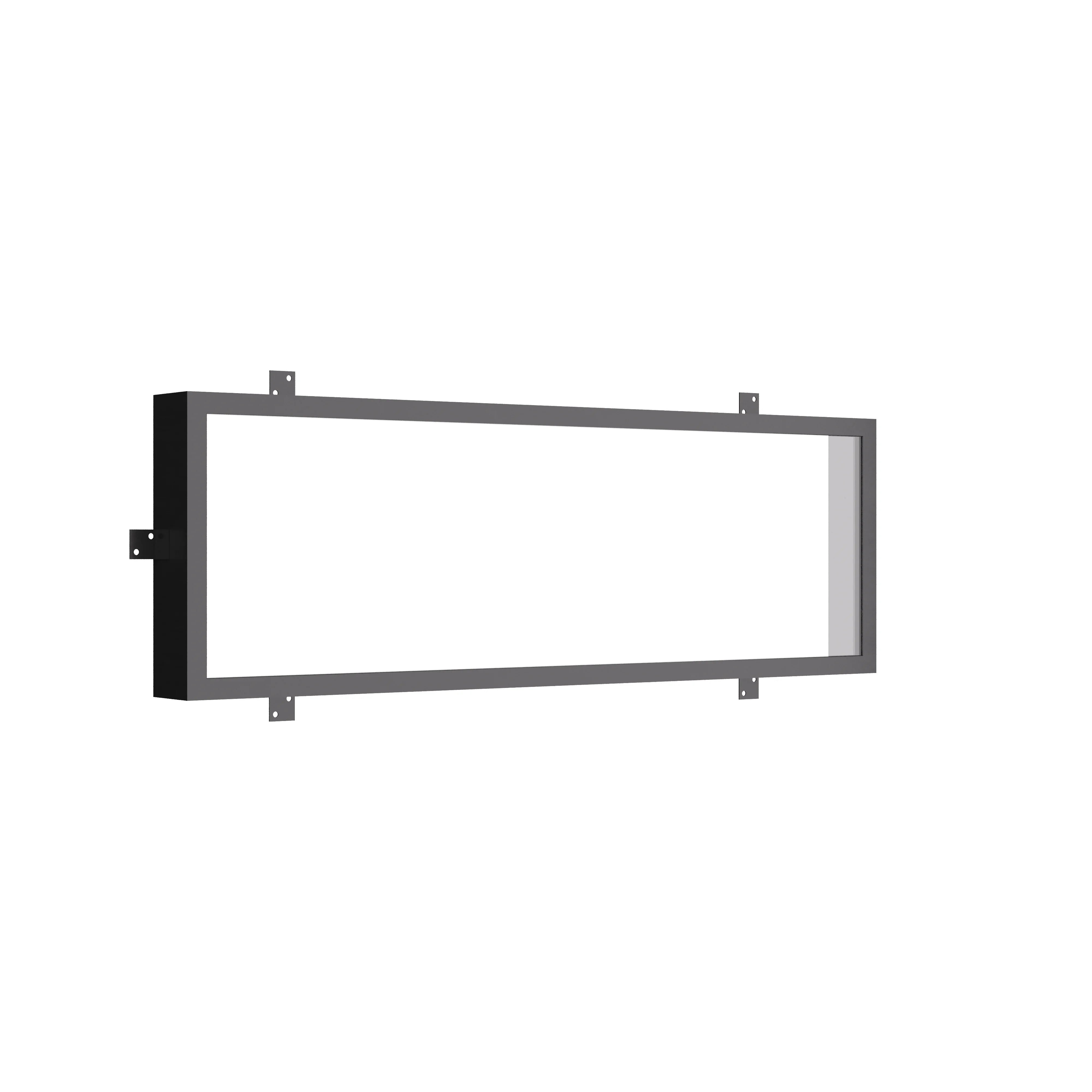 Air thermal break flat top steel window with energy efficient insulated glass