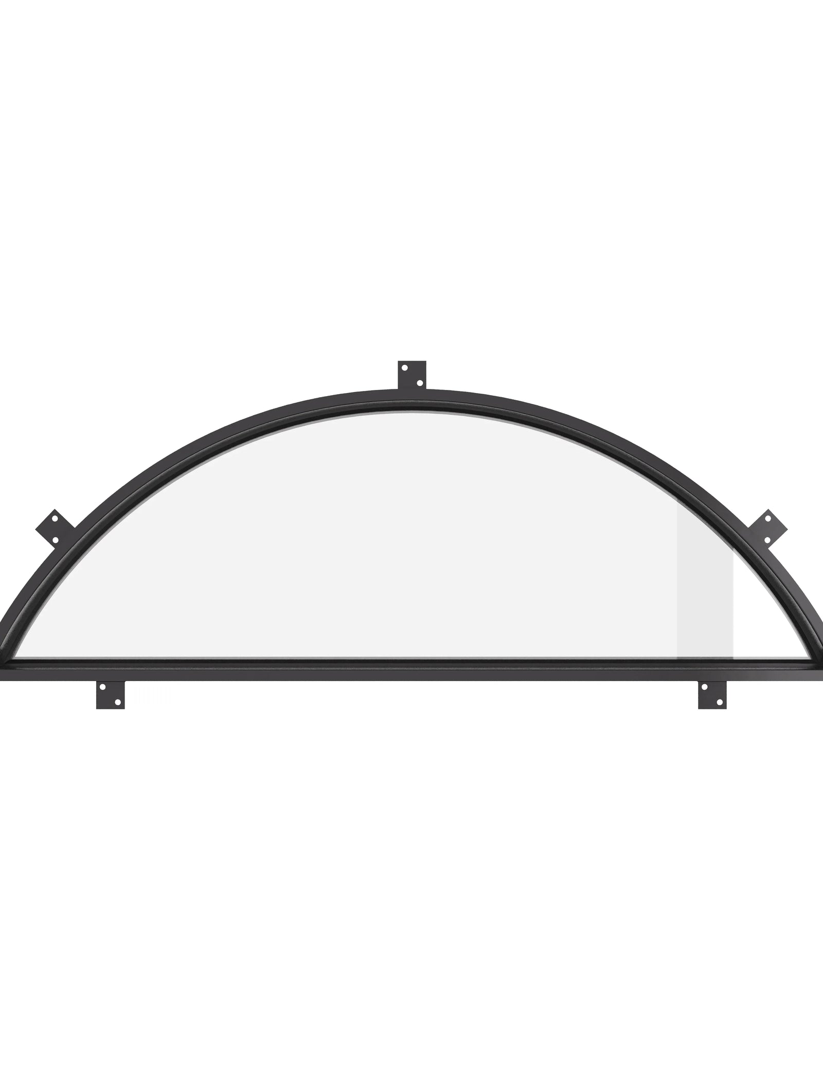 Air thermal break full arch top steel window with insulated architectural frame