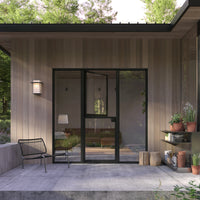 Air Lite Dutch with Side Windows - Single Flat by Pinky’s Iron Doors — home doors, view 2