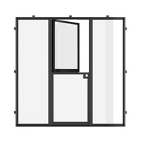 Air Lite Dutch with Side Windows - Single Flat by Pinky’s Iron Doors — home doors, view 5
