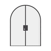 Modular Air Lite double full arch interior doors with ottostumm steel frames