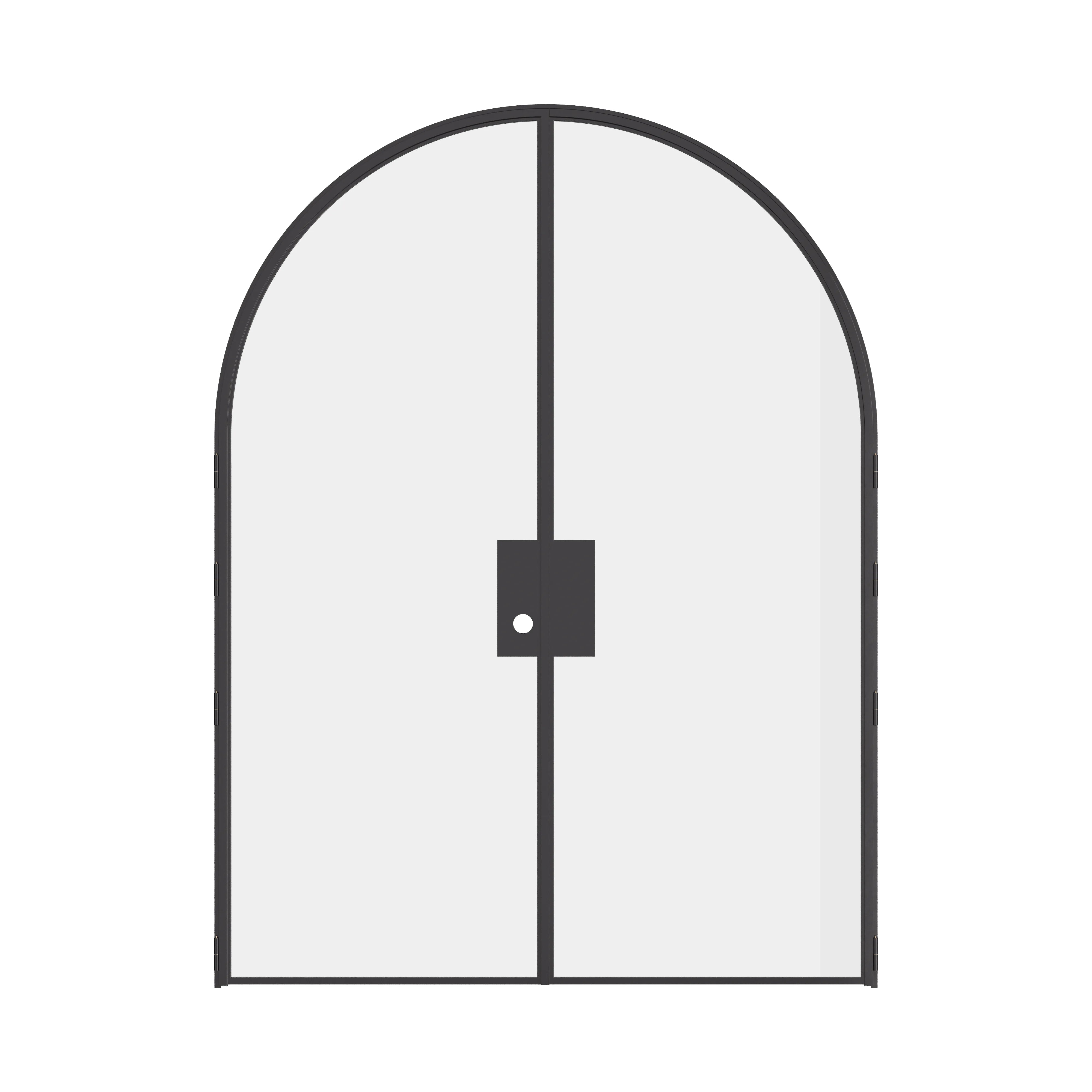 Modular Air Lite double full arch interior doors with ottostumm steel frames