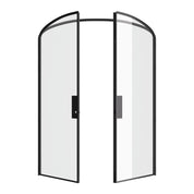 Ottostumm steel double mini arch door with pre-hung frame