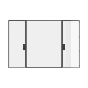 Air Lite Interior - Dual Single with Middle Fixed Panel Flat | Standard Sizes