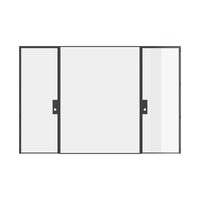 Air Lite Interior - Dual Single with Middle Fixed Panel Flat | Standard Sizes