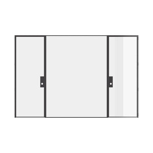Air Lite Interior - Dual Single with Middle Fixed Panel Flat | Standard Sizes