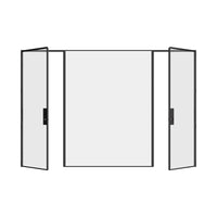 Air Lite Interior - Dual Single with Middle Fixed Panel Flat | Standard Sizes