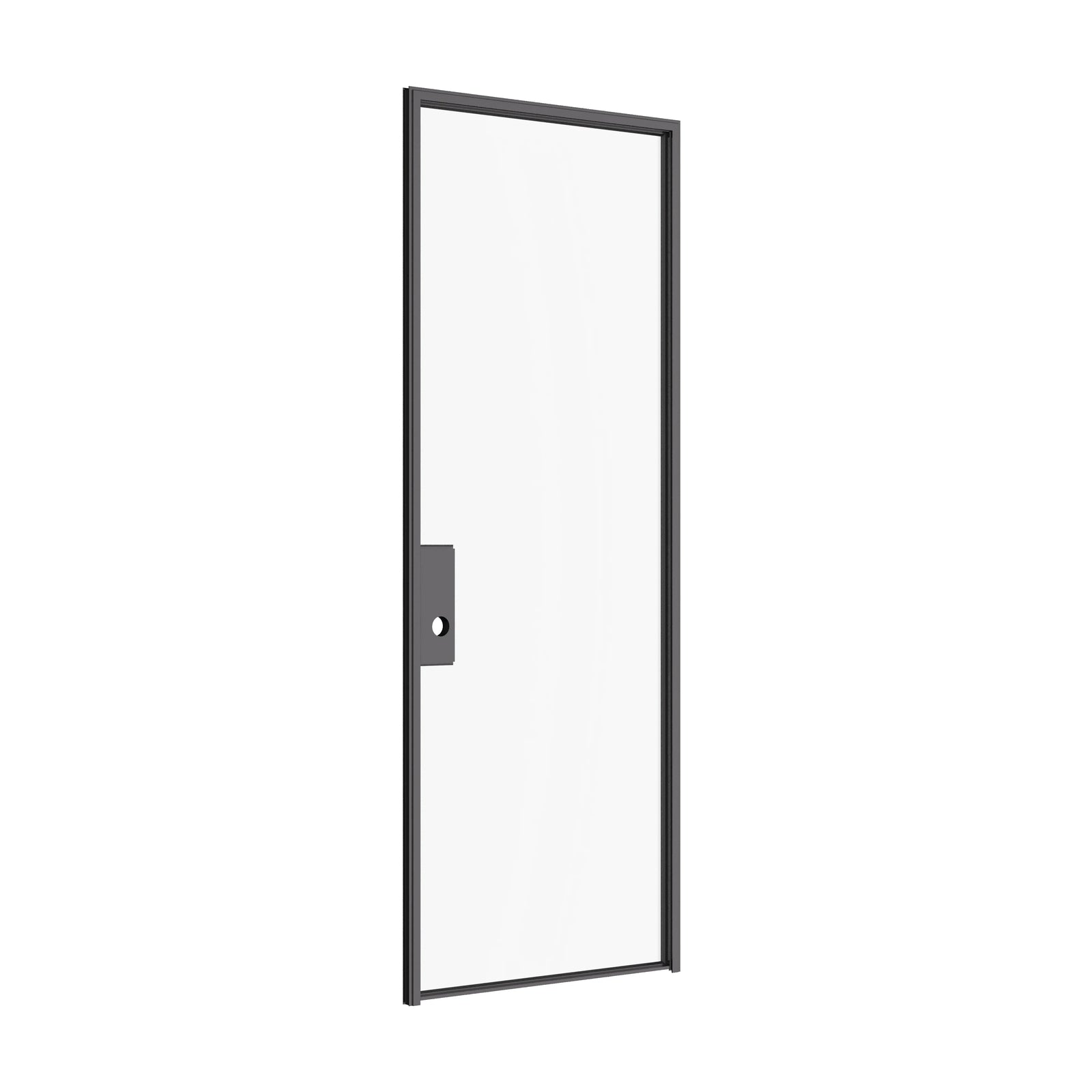 Interior Air Lite single flat door with narrow sightlines and full glass panel