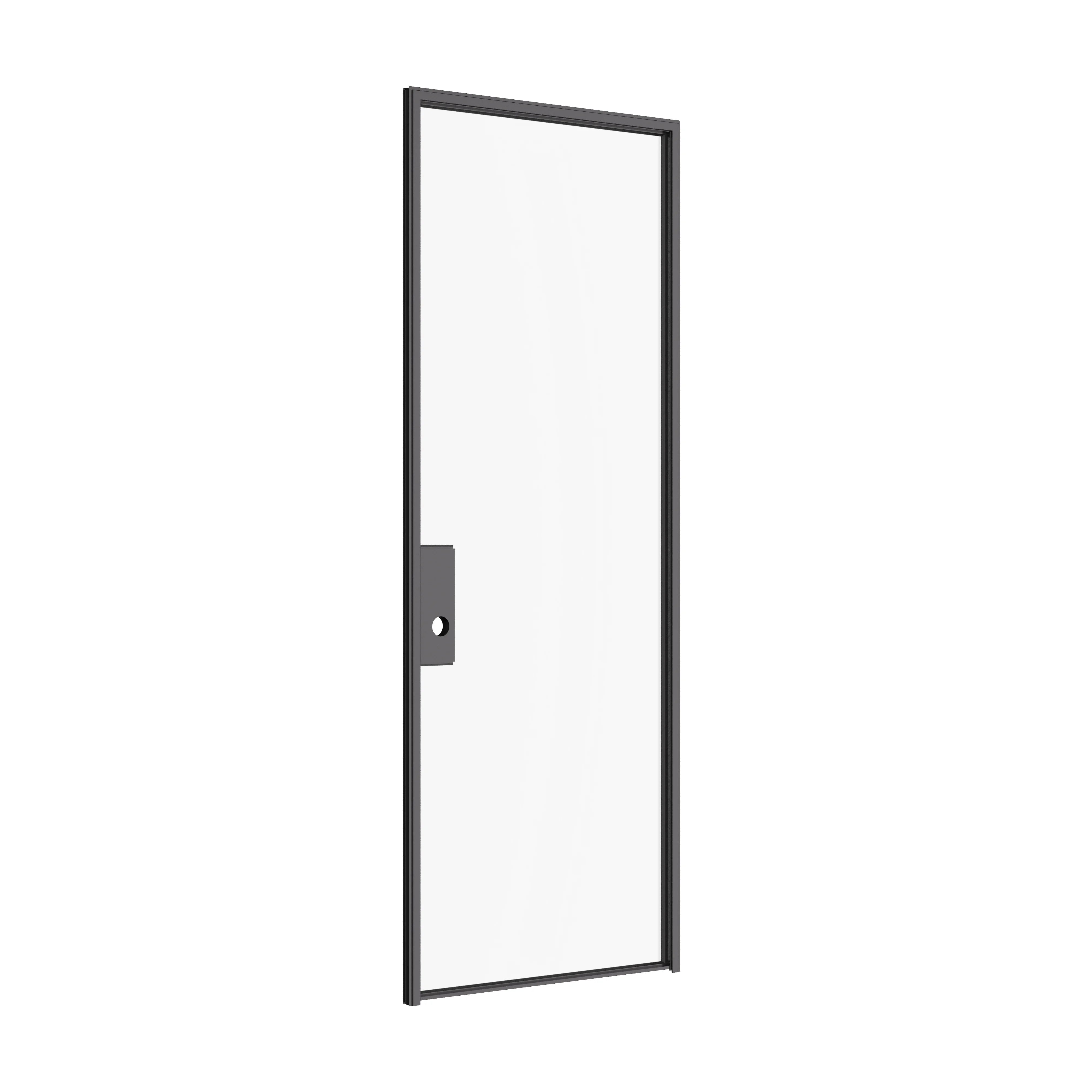 Interior Air Lite single flat door with narrow sightlines and full glass panel