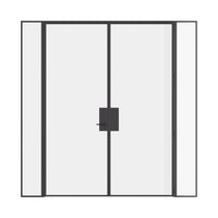 Air Lite Interior with Side Windows - Double Flat | Standard Sizes