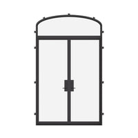 Air Lite with Mini Arch Top Window - Double Flat | Standard Sizes