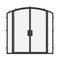 Air Lite with Thermal Break and Side Windows - Double Arch | Standard Sizes by Pinky’s Iron Doors — home doors, view 1
