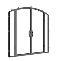 Air Lite with Thermal Break and Side Windows - Double Arch | Standard Sizes by Pinky’s Iron Doors — home doors, view 4