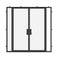 Air Lite with Thermal Break and Side Windows - Double Flat | Standard Sizes by Pinky’s Iron Doors — home doors, view 1