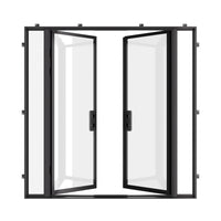 Air Lite with Thermal Break and Side Windows - Double Flat | Standard Sizes by Pinky’s Iron Doors — home doors, view 5