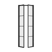 Air Pantry double flat interior steel pantry doors with glass for luxury kitchens