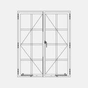 Air Window 1V 3H - Double Casement Portrait Single Point