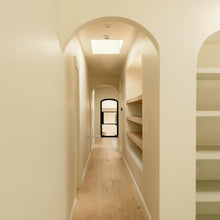 Load image into Gallery viewer, Mini Arch Top Steel Door in Bright Hallway