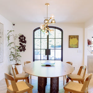 Double Steel Doors with Mini Arch Top in Kitchen