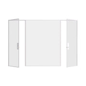 Air Lite Interior - Dual Single with Middle Fixed Panel Flat | Customize
