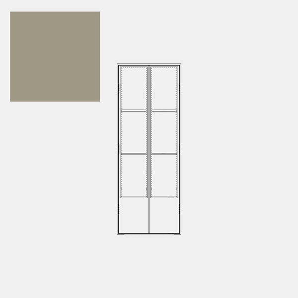 Air Pantry with Kickplate - Double Flat in Palm Desert Sand
