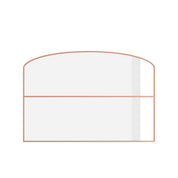 Air Window - Wide Fixed Landscape with Mini Arch Top | Customize