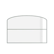 Air Window - Wide Fixed Landscape with Mini Arch Top | Customize