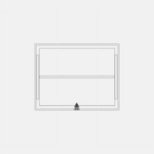 Load image into Gallery viewer, Landscape window with pull ring and awning style