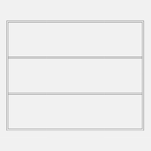 Load image into Gallery viewer, Fixed Landscape Window with 2 horizontal mullions