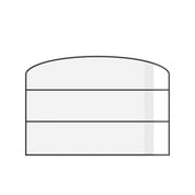Air Window - Wide Fixed Landscape with Mini Arch Top | Customize