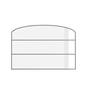 Air Window - Wide Fixed Landscape with Mini Arch Top | Customize