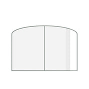 Air Window - Wide Fixed Landscape with Mini Arch Top | Customize