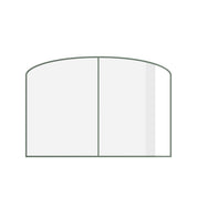 Air Window - Wide Fixed Landscape with Mini Arch Top | Customize